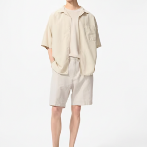 กางเกงขาสั้น ผ้าลินินผสม